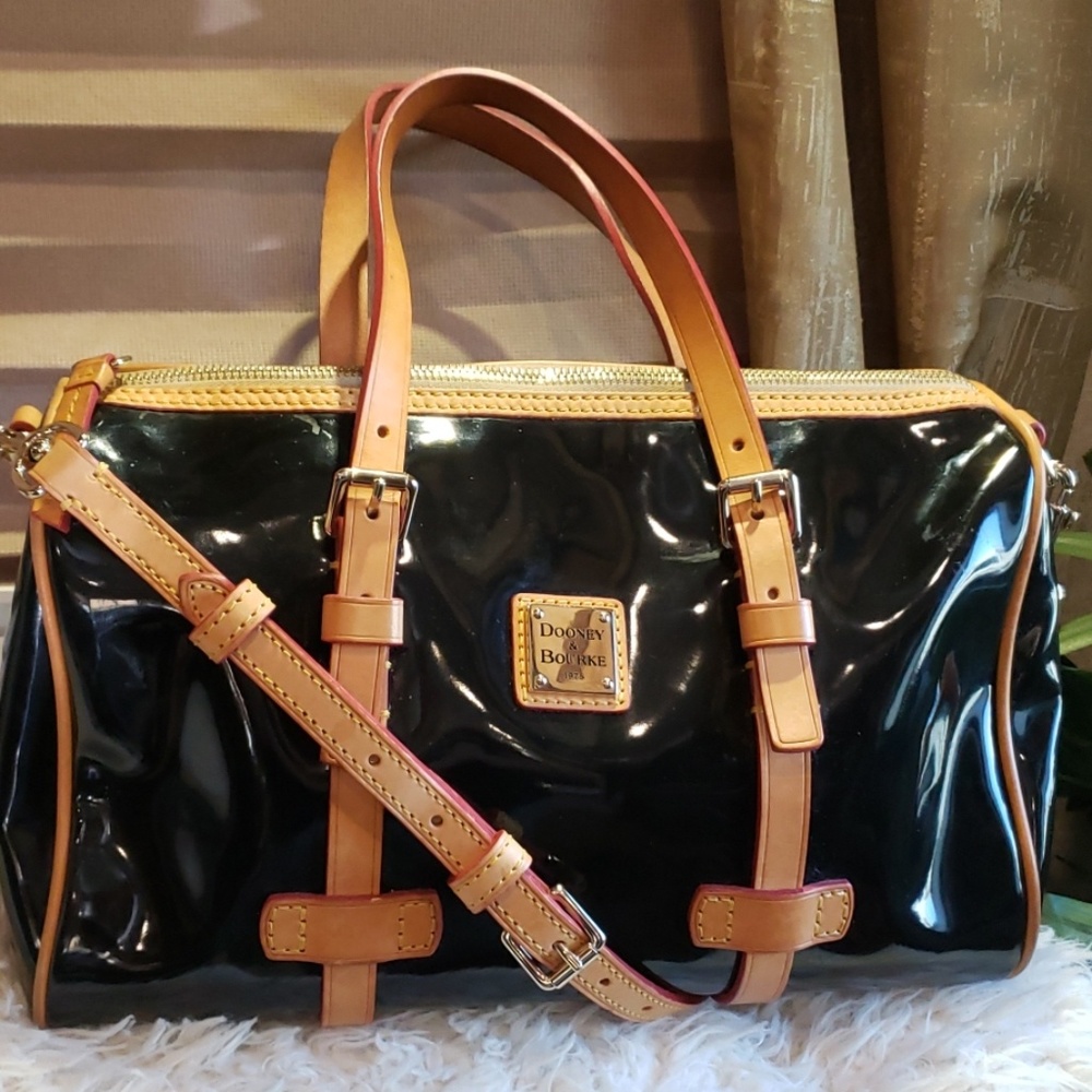 AUTHENTIC Dooney & Bourke Patent Leather Handbag